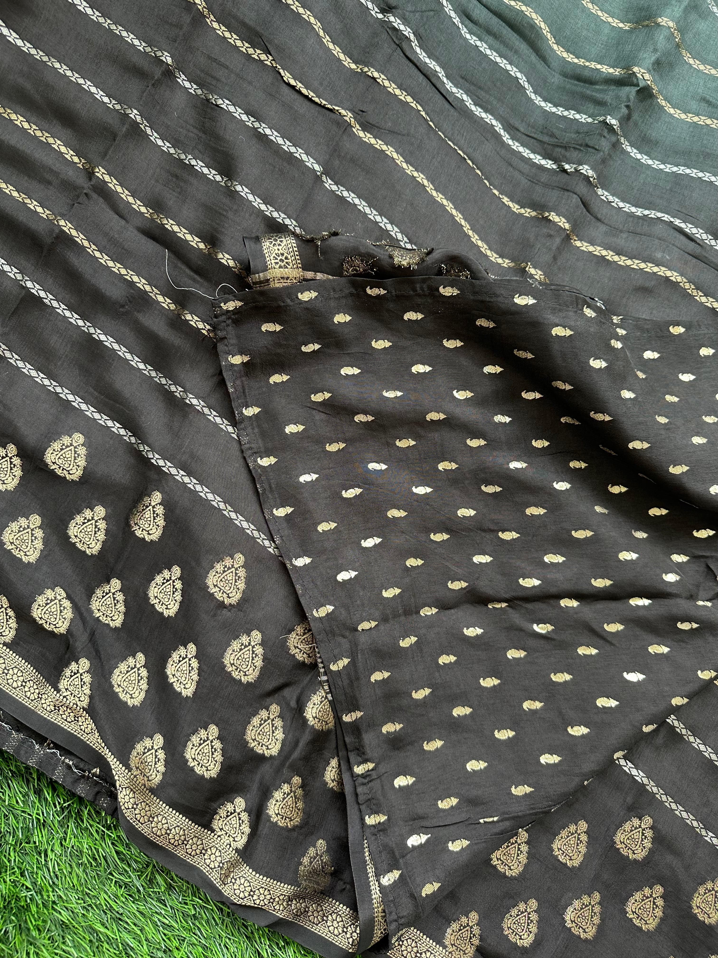 Dual shade dola silk