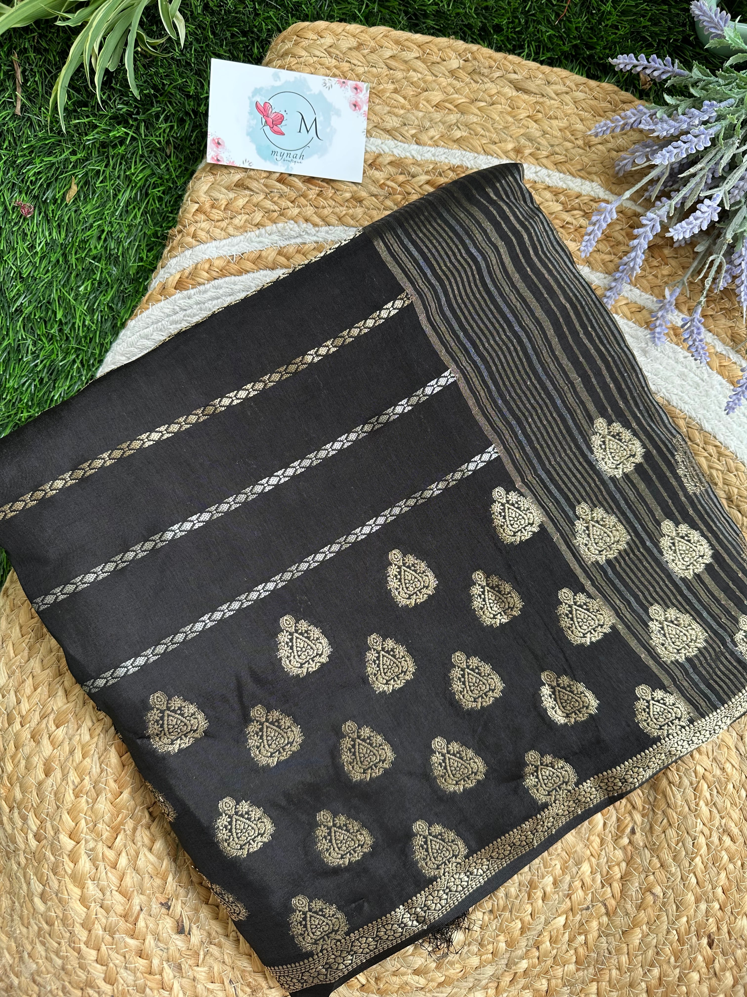 Dual shade dola silk