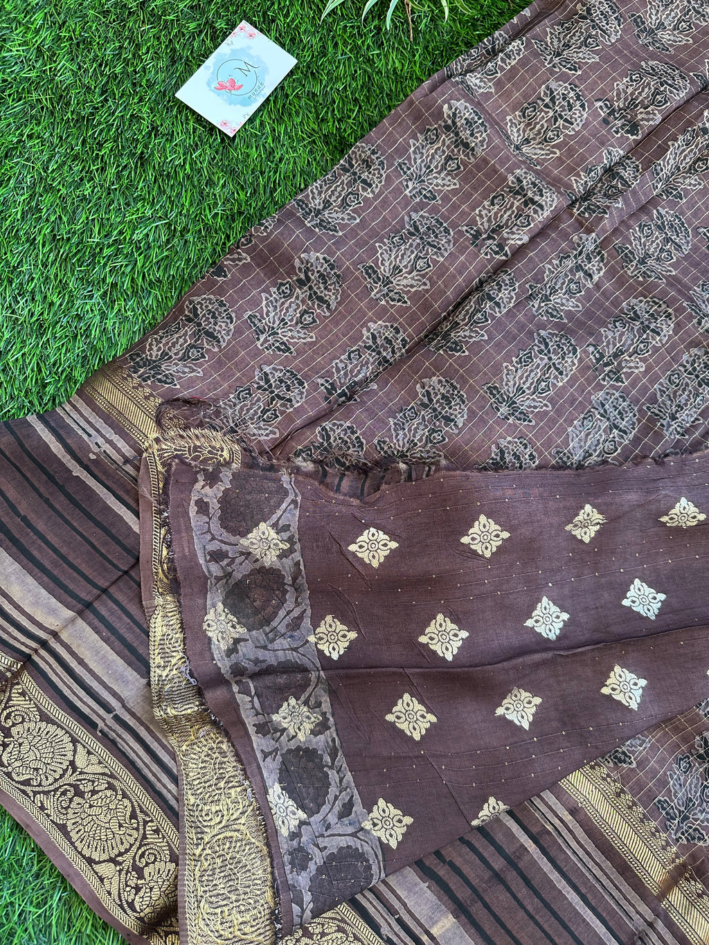 Ajrakh dola silk